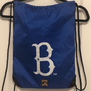 Brooklyn Dodgers draw string bag. Cooperstown Collection.